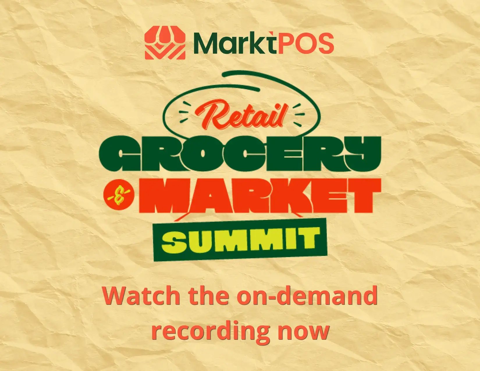 Watch the Markt POS grocery retail summit 2026 on demand