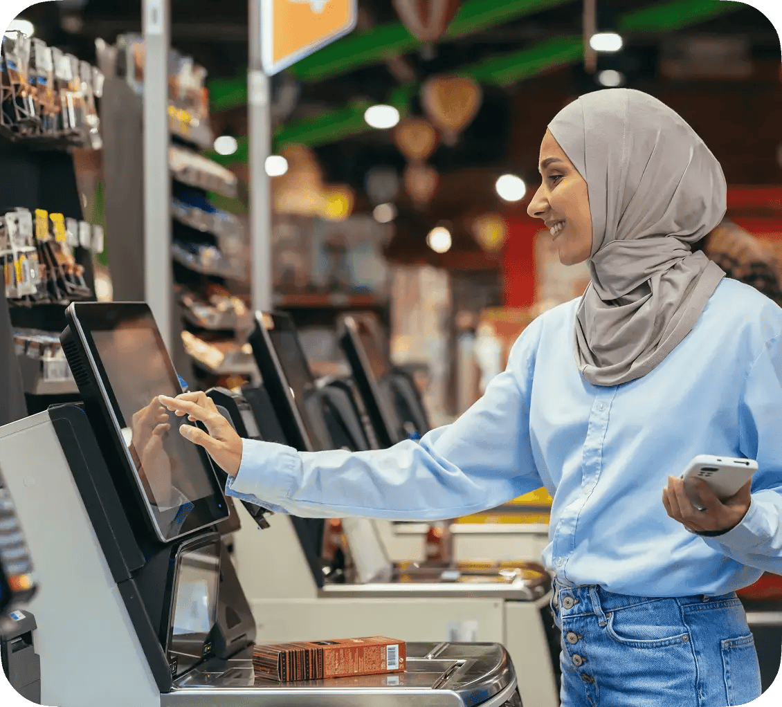 self checkout stock